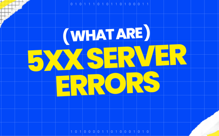 5xx server error